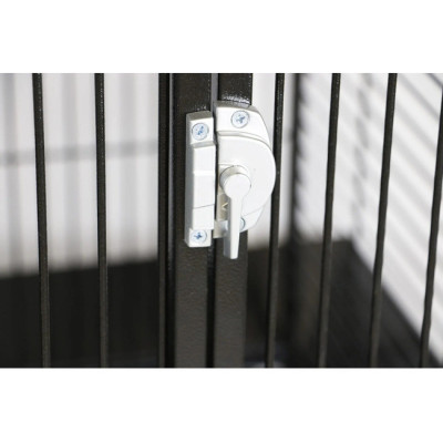 Cage double Zolia Gabon pour grands perroquets 180x100x178cm – Structure en métal résistant