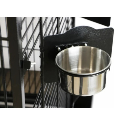 Cage Zolia Youyou pour perroquets moyens et grandes perruches 79x74x204cm - Structure métal robuste Cage Zolia Youyou pour perroquets moyens et grandes perruches 79x74x204cm - Structure métal robuste