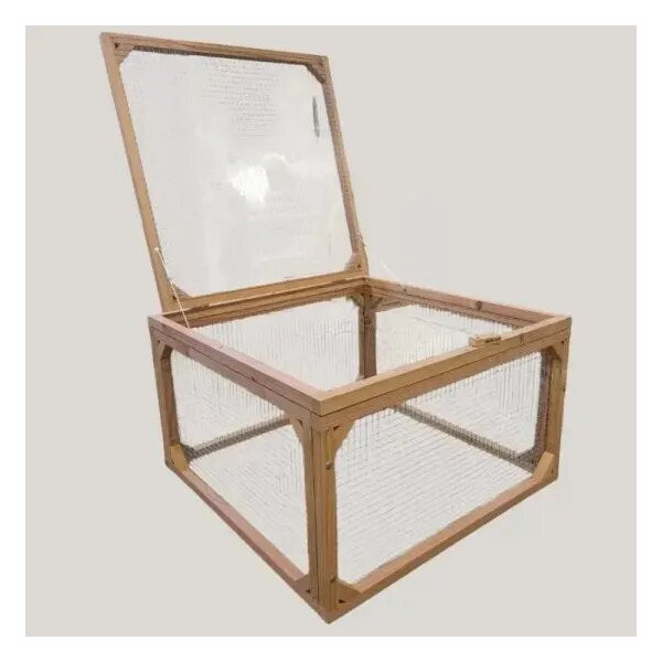 Mini enclos 1m pour jeunes tortues - Bois Douglas et grillage acier