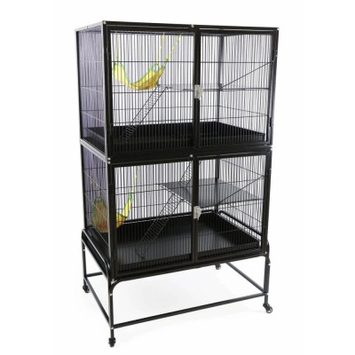 Cage Zolia Funzy pour furets et rongeurs 95x66x160cm - 3 niveaux avec rampes Cage Zolia Funzy pour furets et rongeurs 95x66x160cm - 3 niveaux avec rampes