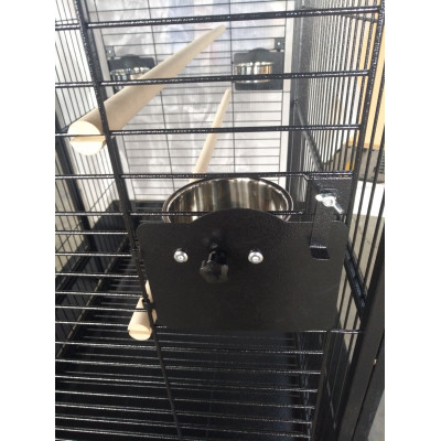 Cage pour Cacatoès et Ara avec mangeoires accessibles Cage pour Cacatoès et Ara avec mangeoires accessibles