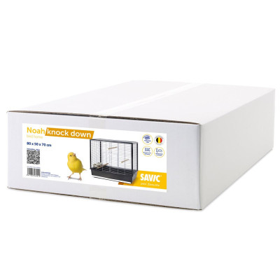 Cage pour petit perroquet et calopsitte avec tiroir de nettoyage.